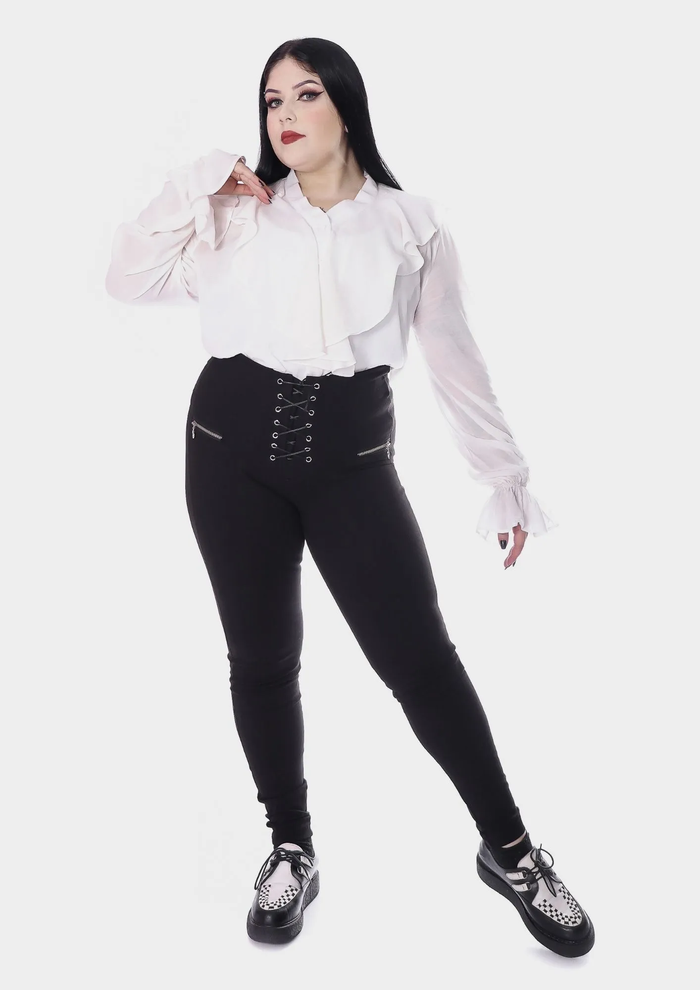 Camisa Gothic Chic Branca