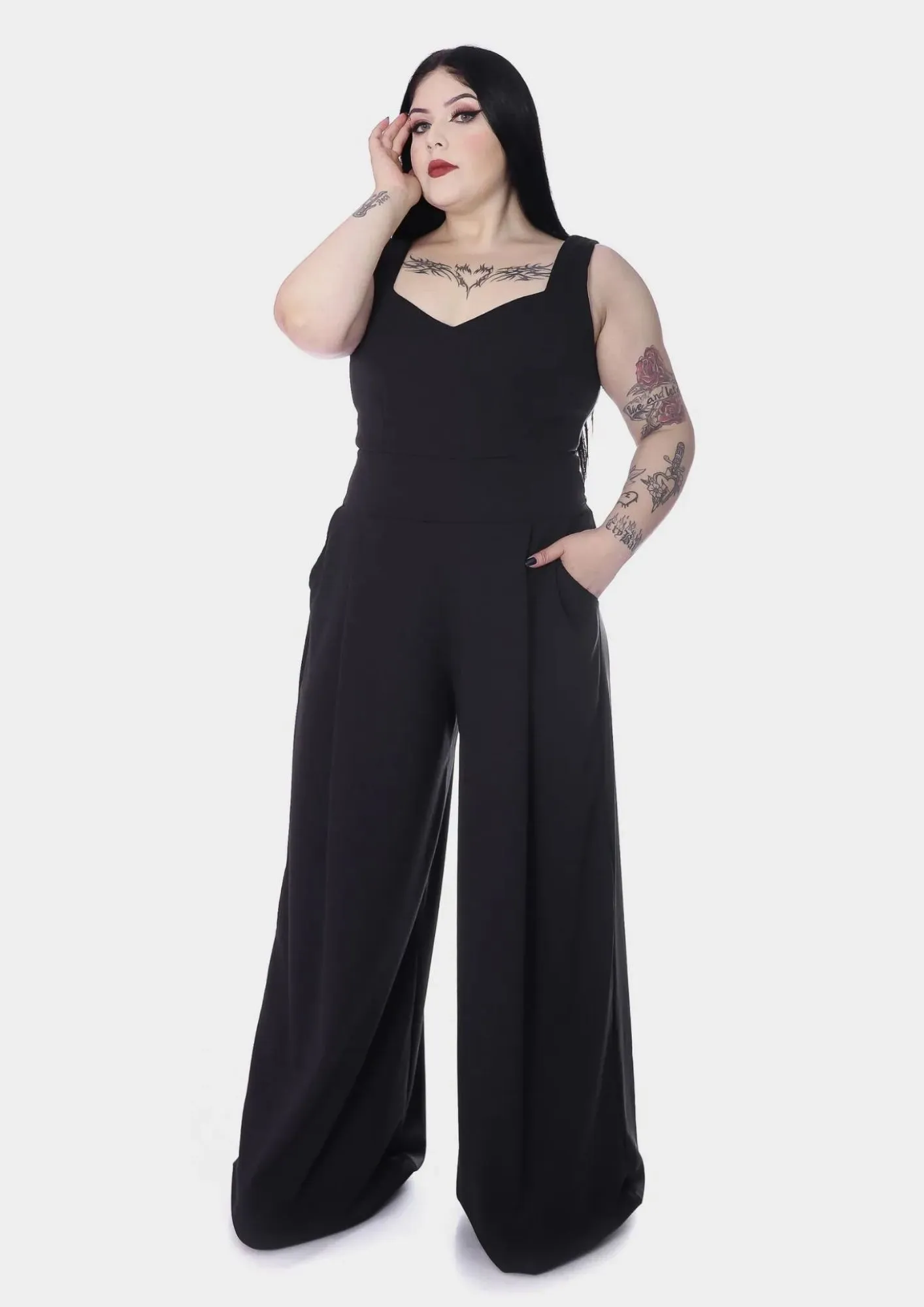 Macacão Pantalona Ambitious Tecido Diferente  (Bazar)