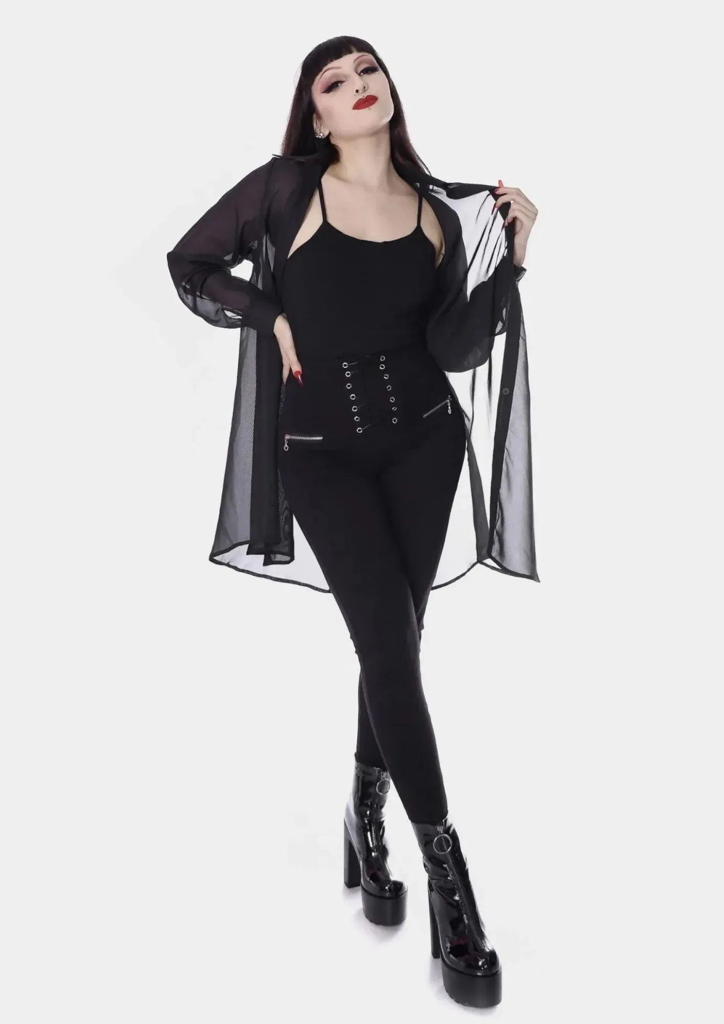 Camisa Oversized Ghoul Boss Preta (Bazar)