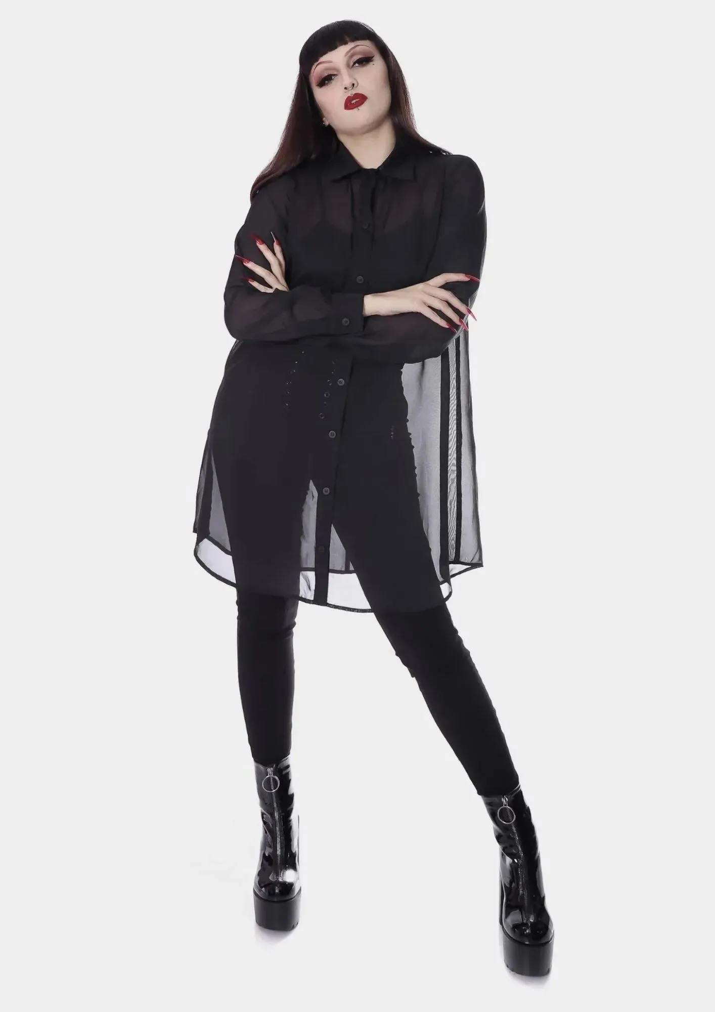 Camisa Oversized Ghoul Boss Preta (Bazar)