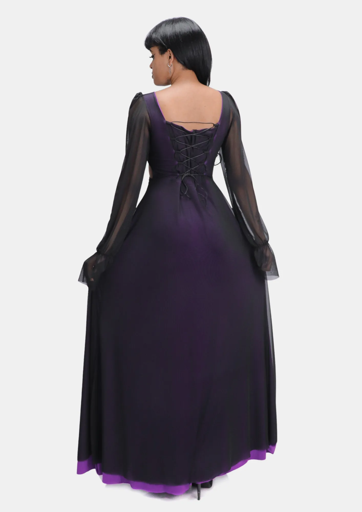Vestido Longo Roxo Evil Queen-Limitado