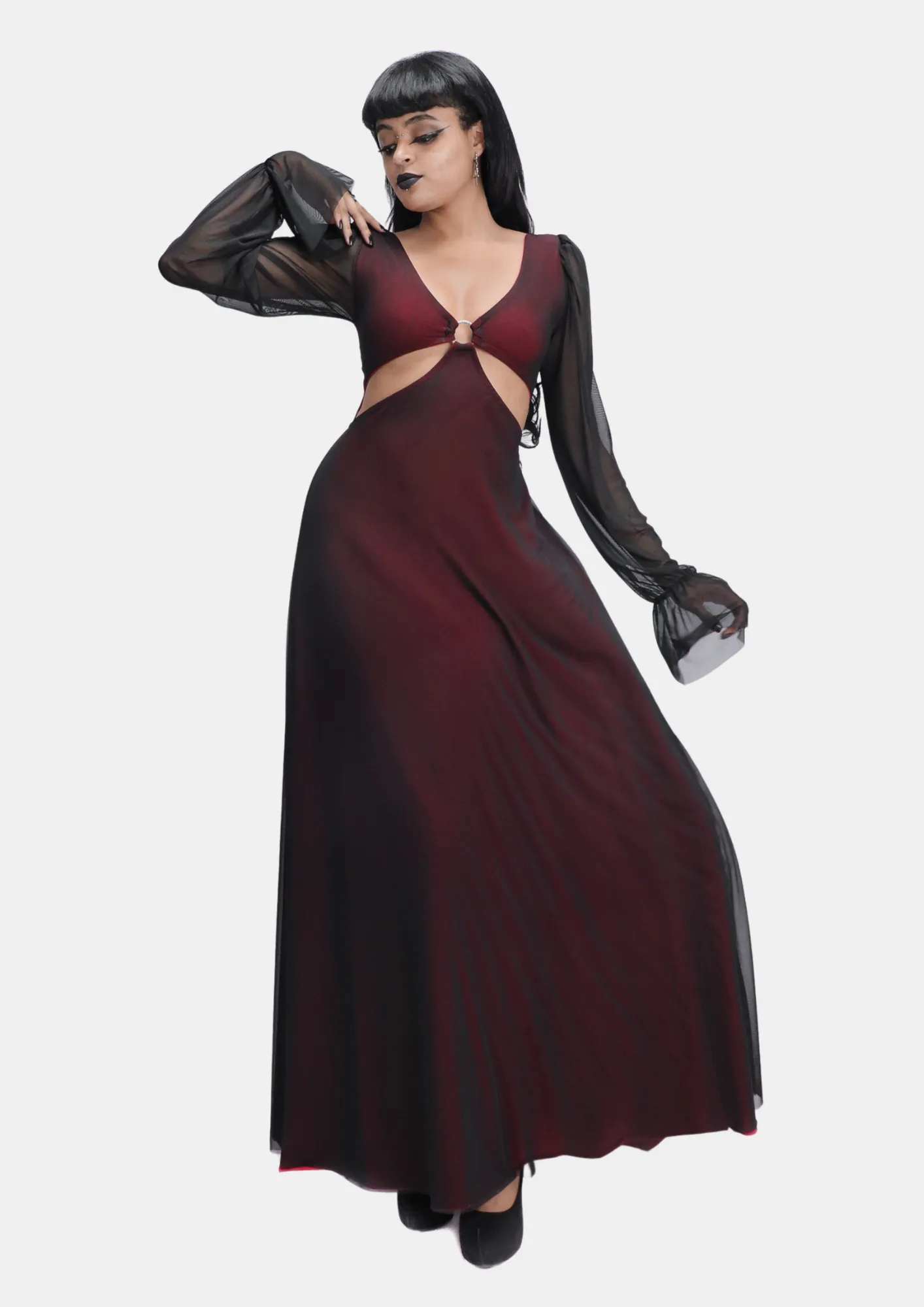 PRÉ VENDA - Vestido 2 em 1 Longo Vermelho Queen of Hearts