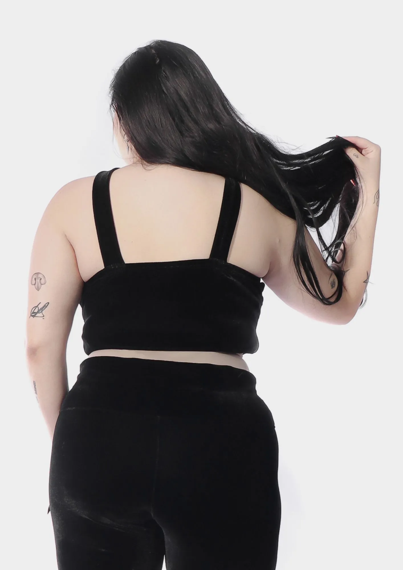 Cropped veludo Occult (Bazar)