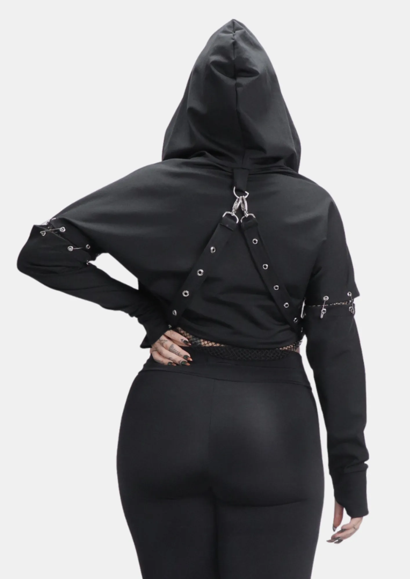 Blusa 4 em 1 com Capuz Total Eclipse