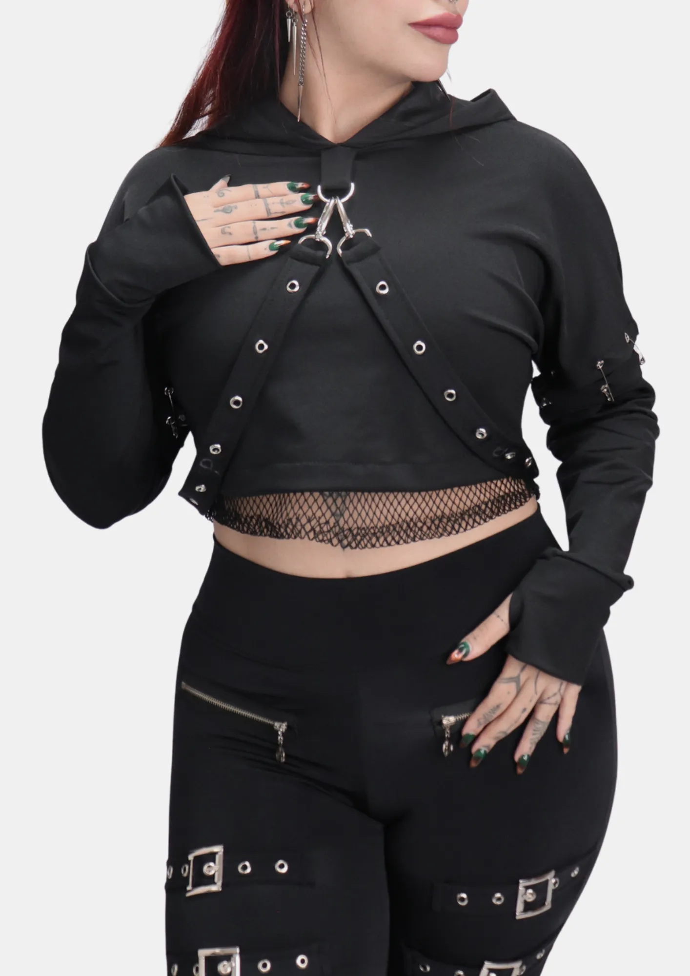 Blusa 4 em 1 com Capuz Total Eclipse